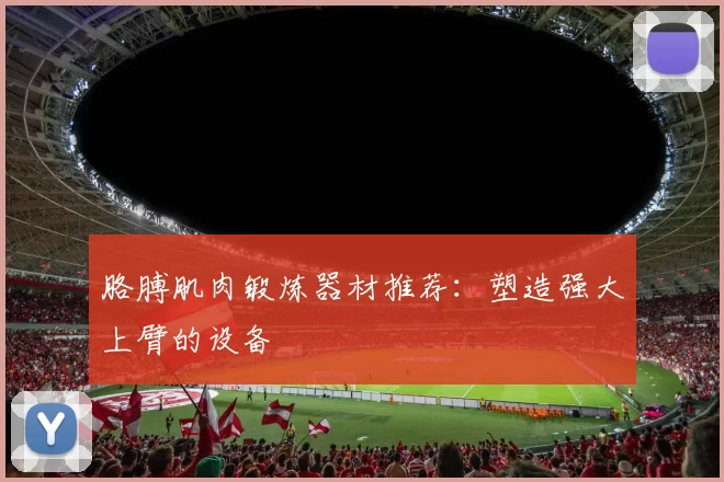 胳膊肌肉锻炼器材推荐：塑造强大上臂的设备