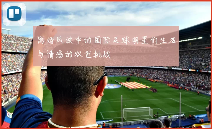 离婚风波中的国际足球明星们生活与情感的双重挑战